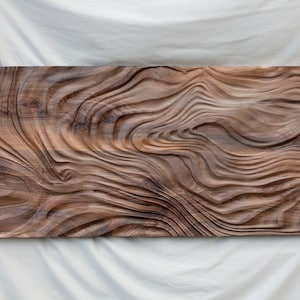 Large size Wood Sculpture, Wood Wall Art, Custom order, Modern organic relief - Wooden Panel - Woodcarving