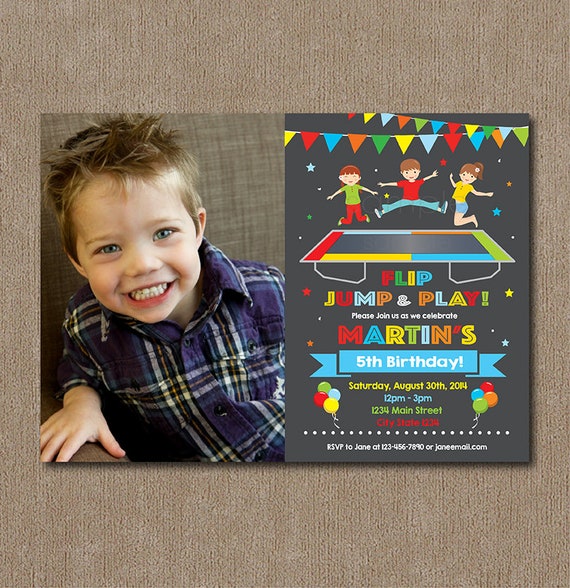 Trampoline Birthday Invitation Trampoline Invite Invitation Etsy Trampoline Birthday Invitation Trampoline Invite Invitation Etsy