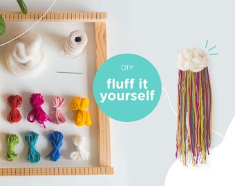 Fluff It Yourself ~ Make your own mini wallhanging [video tutorial]