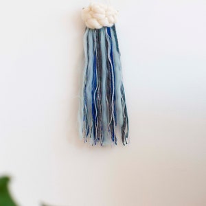 Rainbow Cloud Mini Weaving Custom Made Wall Hanging image 5