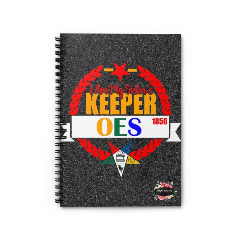 I Am My Sister's Keeper OES Spiral Notebook Ruled Line Etsy