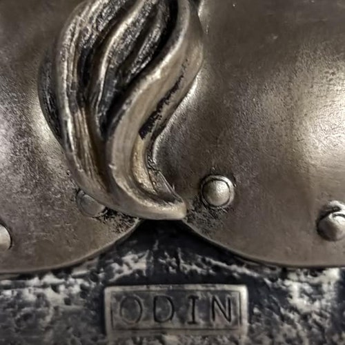 Unique Large Heavy Statue Odin Hand crafted shops 11 '' H Collectible