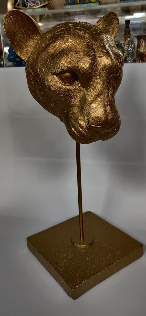Unique Large Egyptian Cheetah Statue Made in Egypt Etsy
