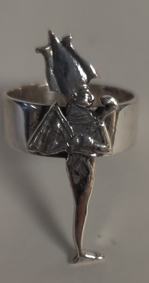 Osirus Rings Unique Egyptian God Osirs Ring Size 7 Sterling Silv… - Gem