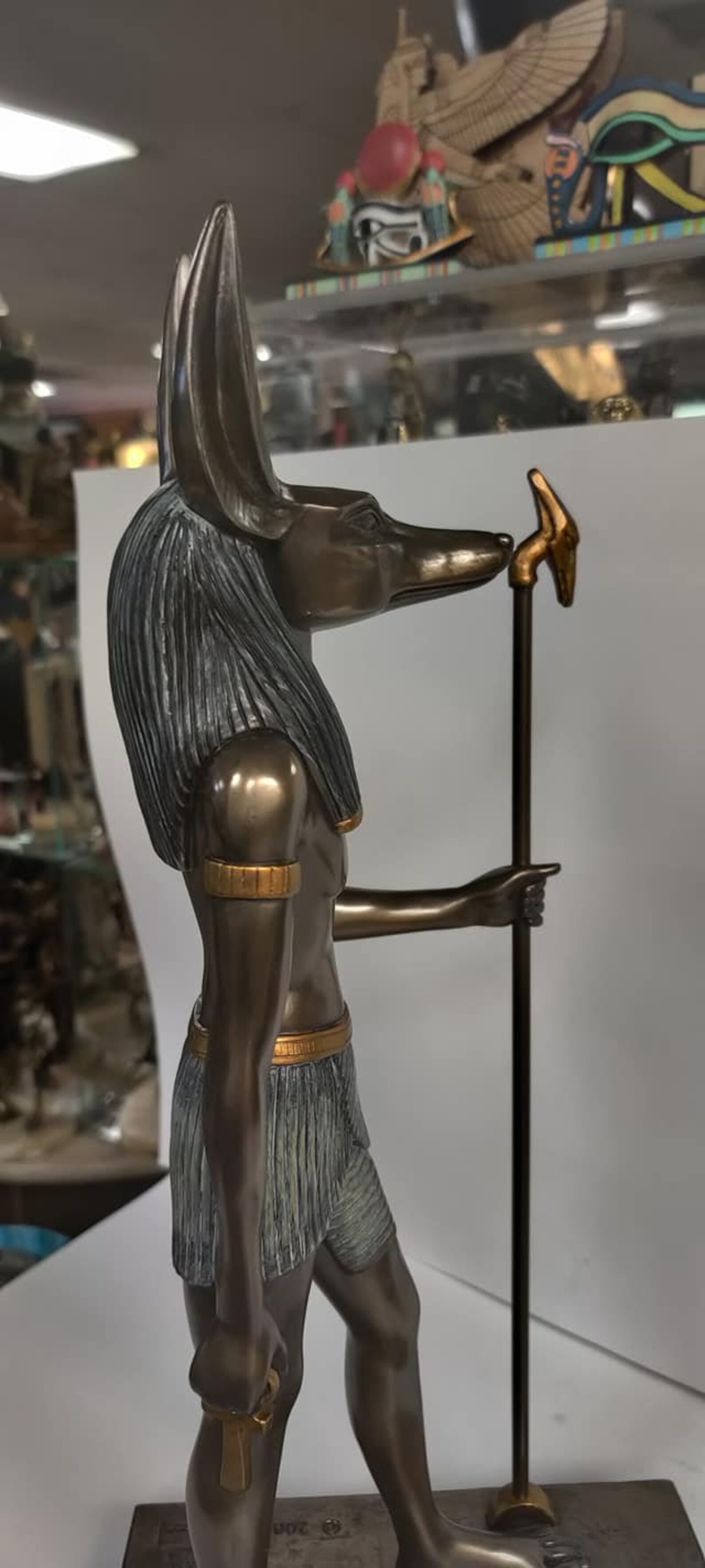 Unique Large Heavy God Anubis Statue Egyptian 16'' H Etsy Hong Kong