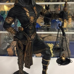 Große Gott Anubis Statue Ägyptischer gott des Richtens 11 &#39;&#39; H