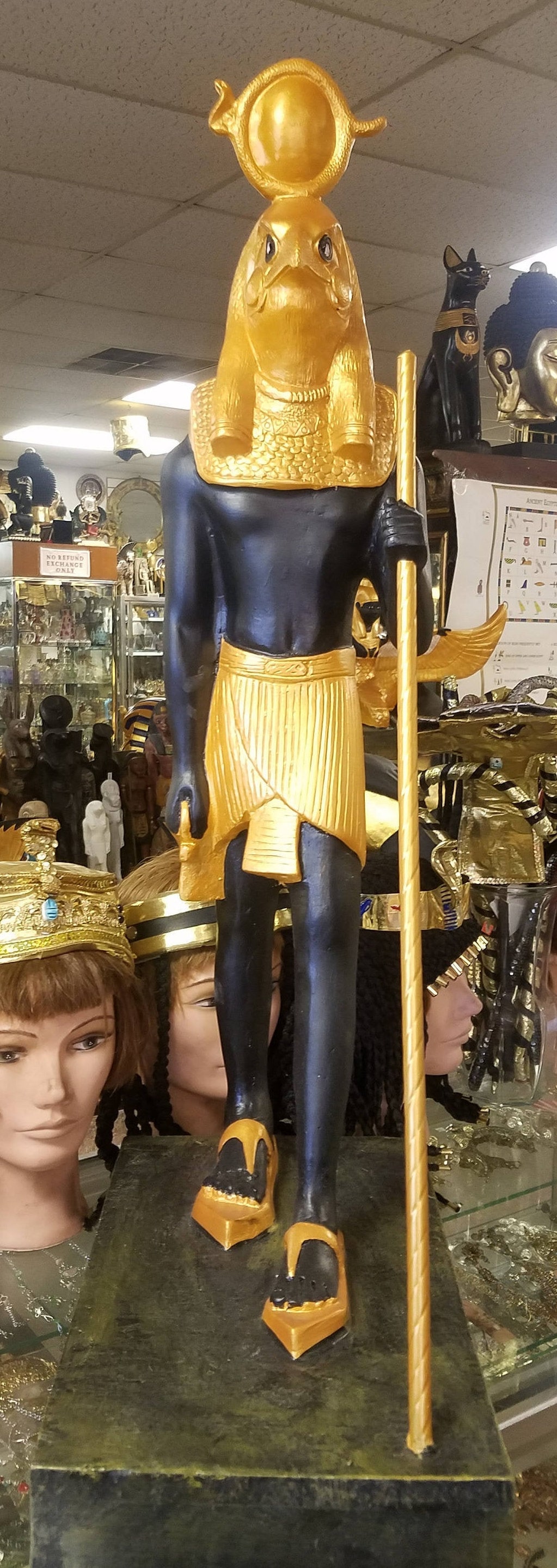 Unique Large Egyptian God Ra the Sun God Statue Made In Etsy