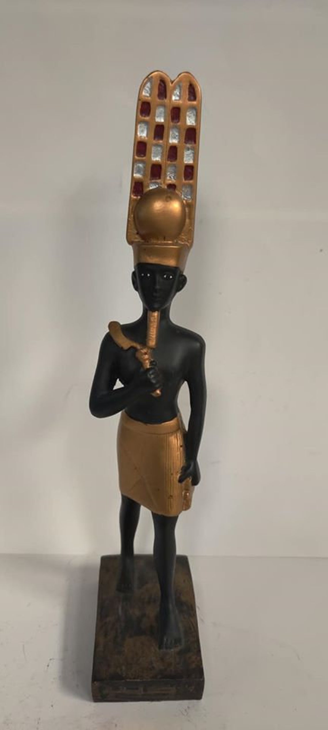 Unique Egyptian Amunra God of Power and Wealth Made in Egypt Etsy