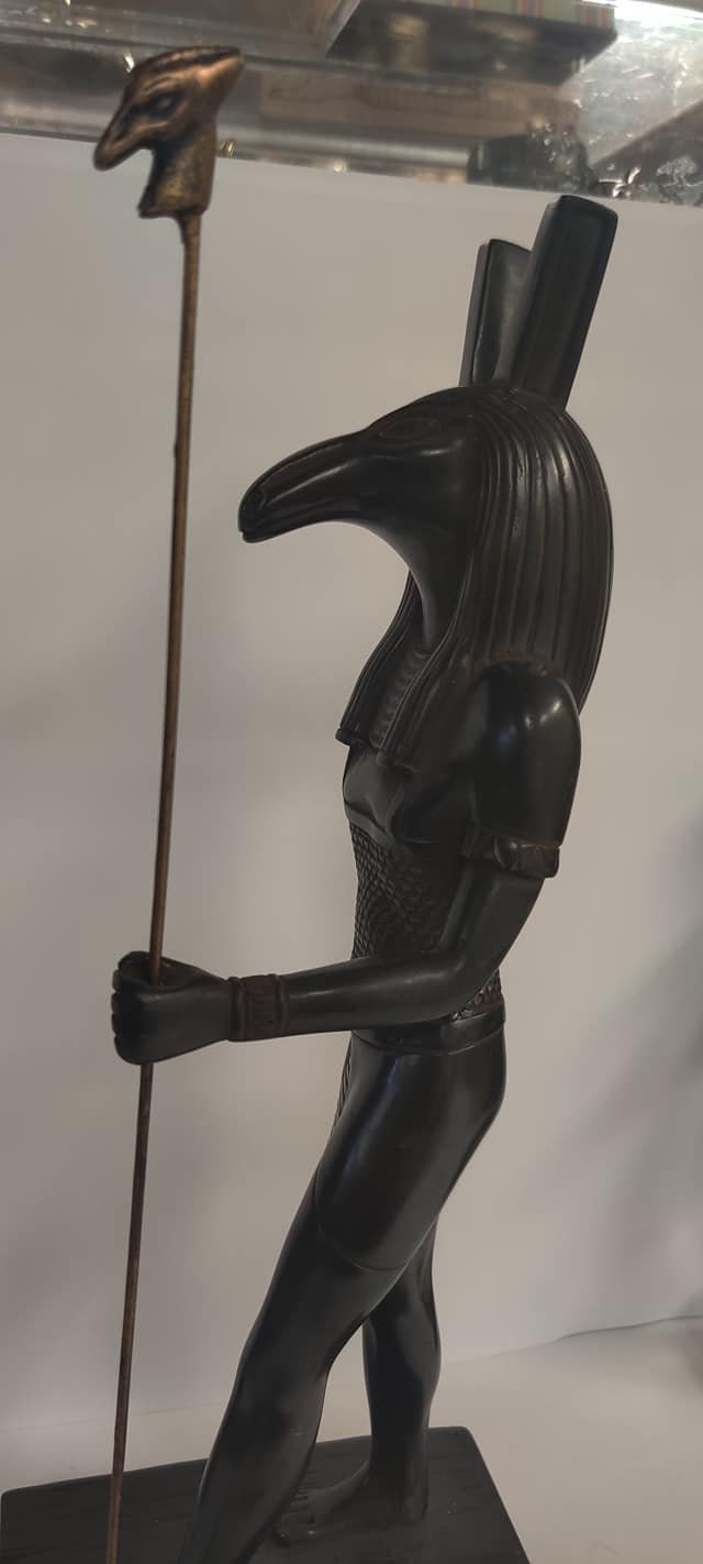 Unique Large Heavy Natural Stone Egyptian God Seth Statue Made in Egypt ...