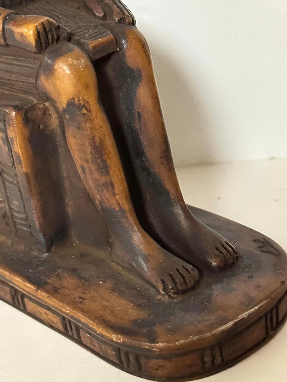 Vintage Egyptian Statue God Seth Collections Heavy Stone 8''H Made in ...