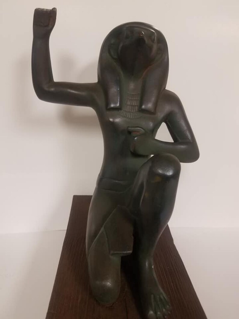 Unique Large Heavy Egyptian God Hours Statue Made In Egypt Etsy