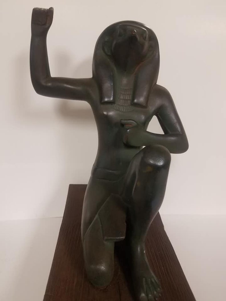 Unique Large Heavy Egyptian God Hours Statue Made In Egypt Etsy Unique Large Heavy Egyptian God Hours Statue Made In Egypt Etsy