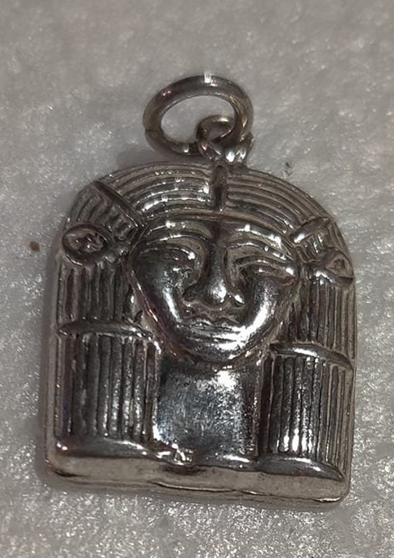 Unique Solid Silver Egyptian  Goddess Hathor    P… - image 4
