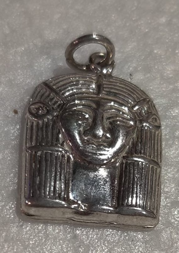 Unique Solid Silver Egyptian  Goddess Hathor    P… - image 4