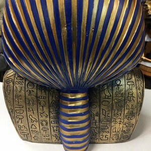 Egyptian Tutankhamen Golden Mask King Tut 12'' H - Etsy