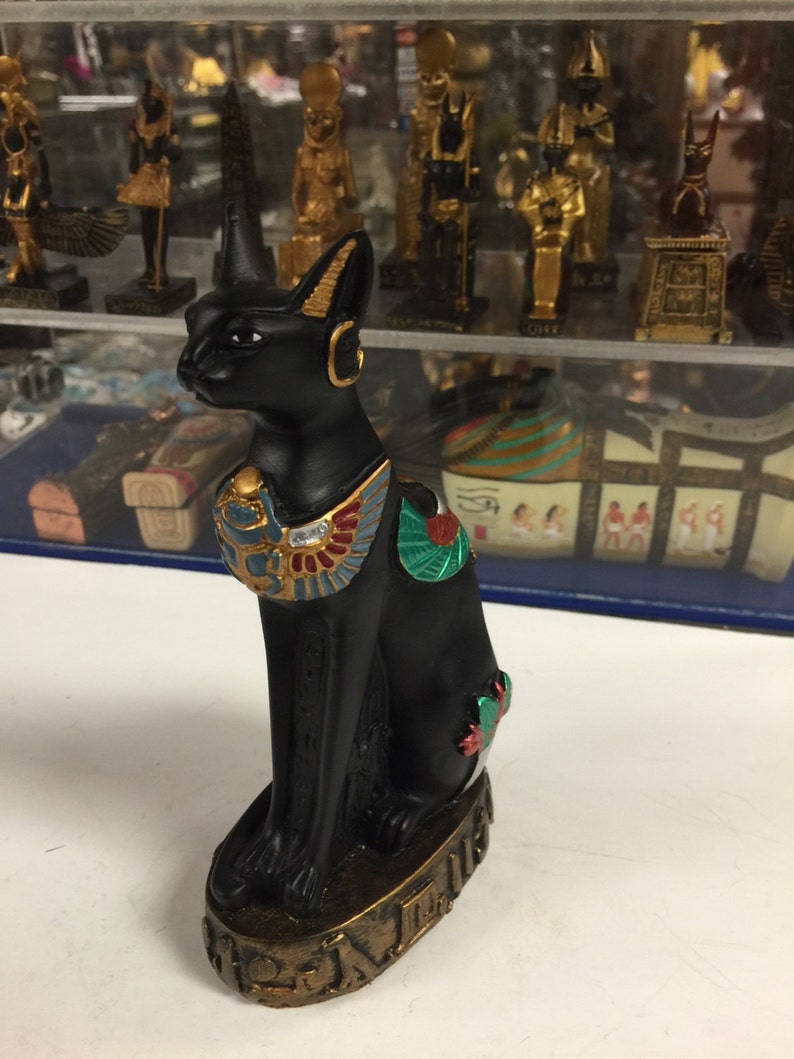Unique Egyptian Cat Statue Made in Egypt Etsy UK