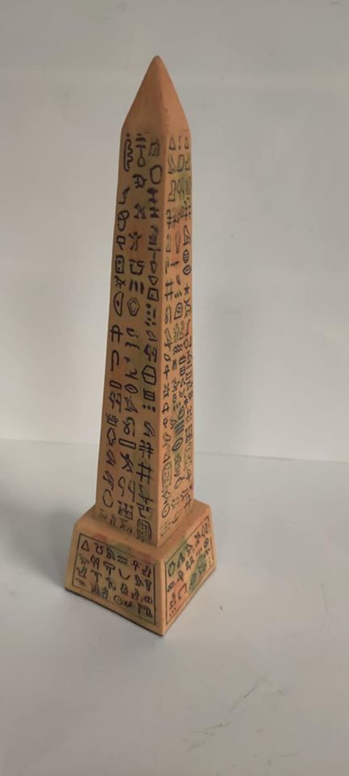 Unique Hand Carved Egyptian Obelisk 7'' H - Etsy UK
