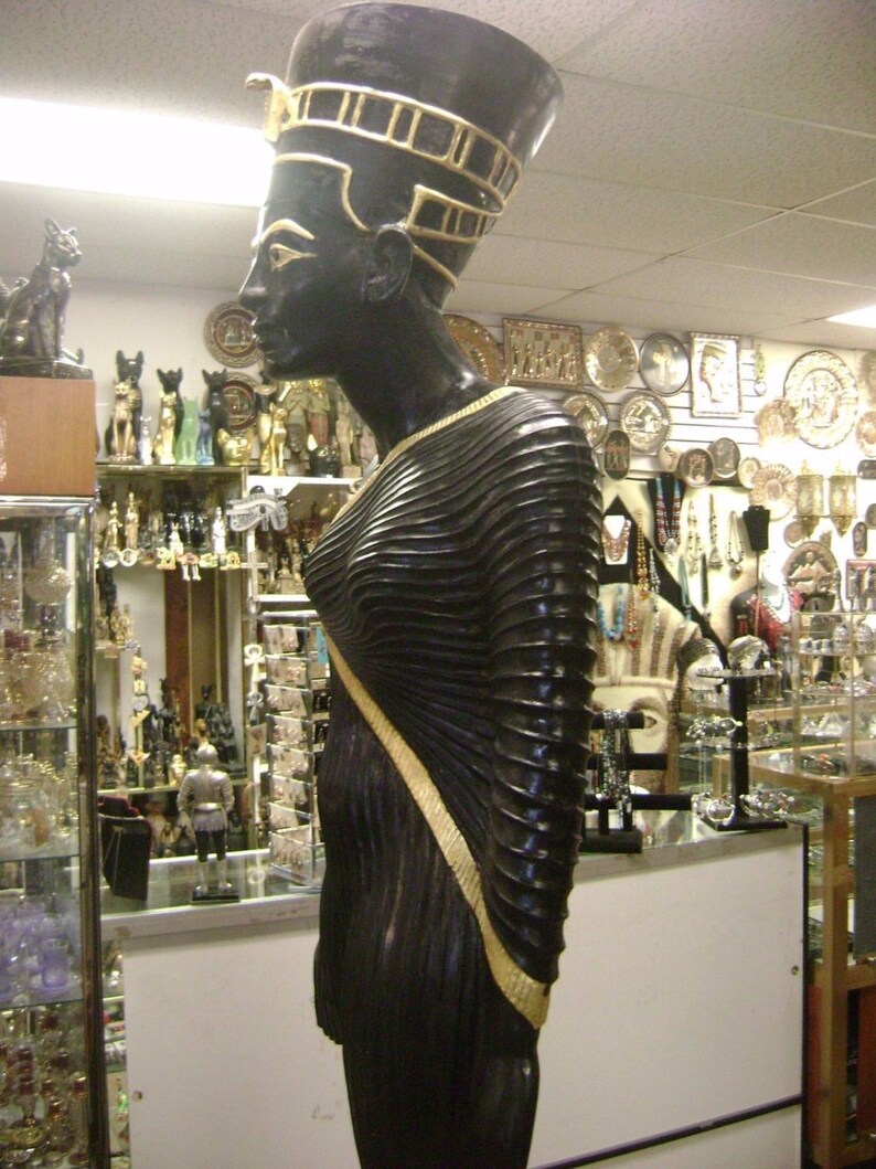 Large life Size Egyptian Queen Nefertiti statue made in Egypt Etsy