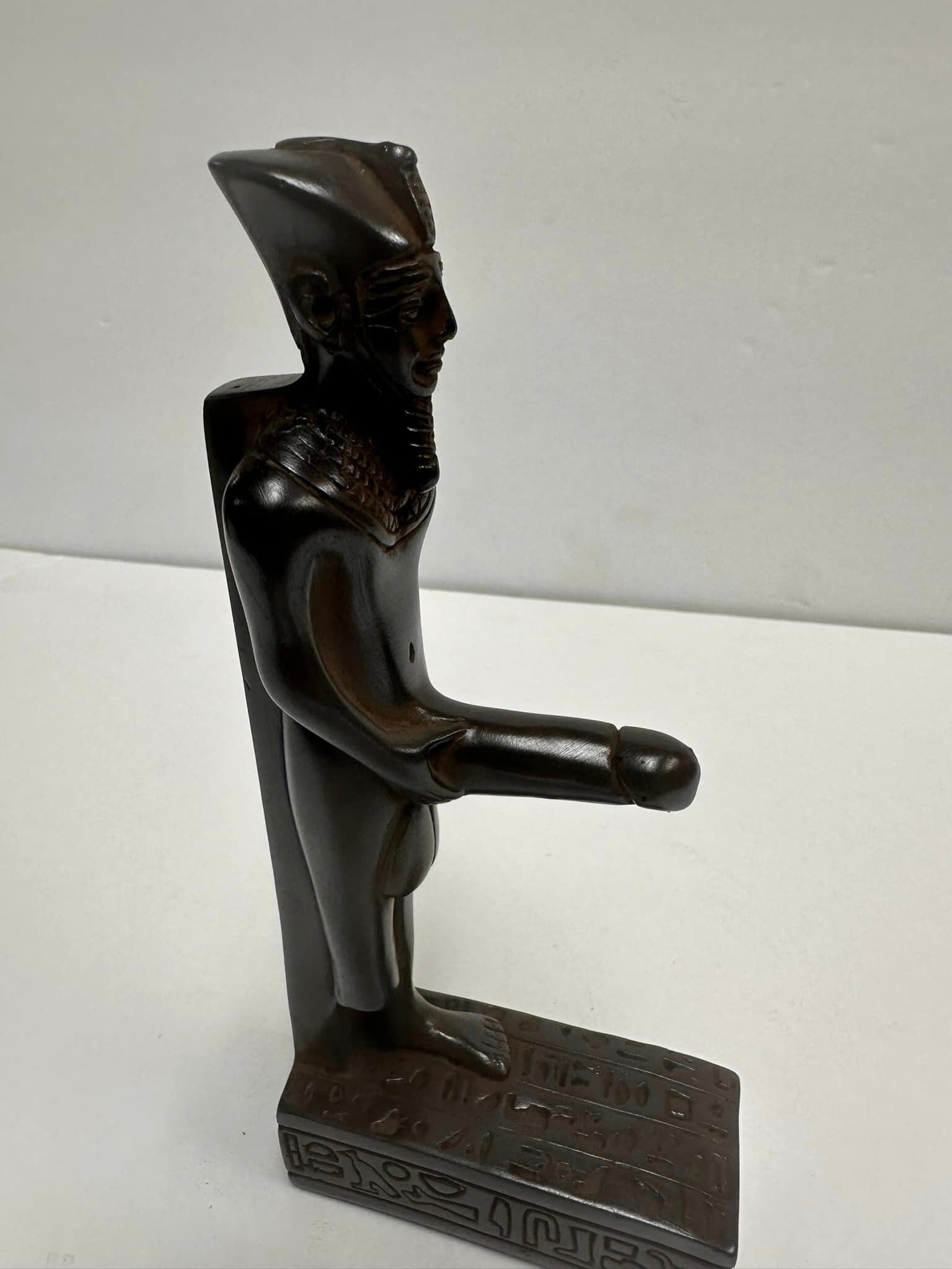ユニークなエジプトの神の像 高さ7インチ エジプト製 - Etsy 日本