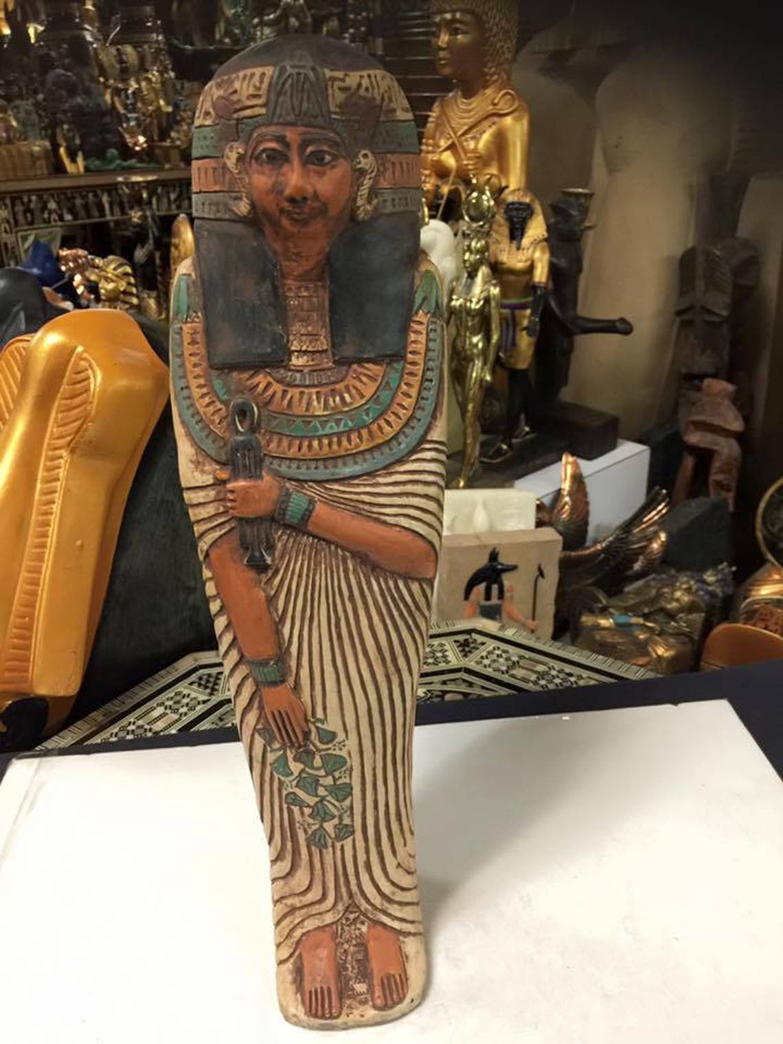 Unique Old Large Egyptian Statue Goddess Hathor Made in Egypt Etsy