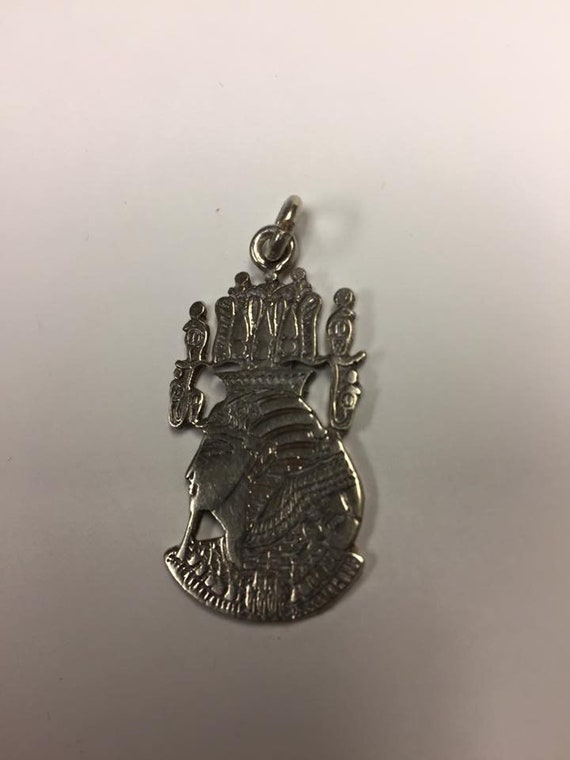 Unique Heavy Solid  Silver Egyptian God Osirs   2… - image 5