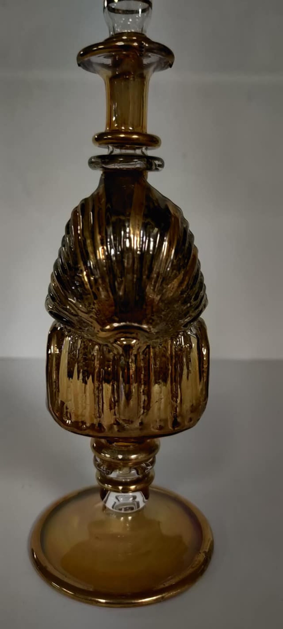 KING TUT Egyptian Perfume Glass Bottle Made in Egypt Etsy