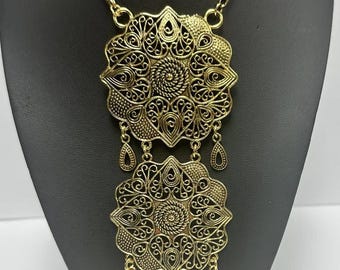 Bedouin Egyptian Tribal Style Necklace 24''Length   Made in Egypt