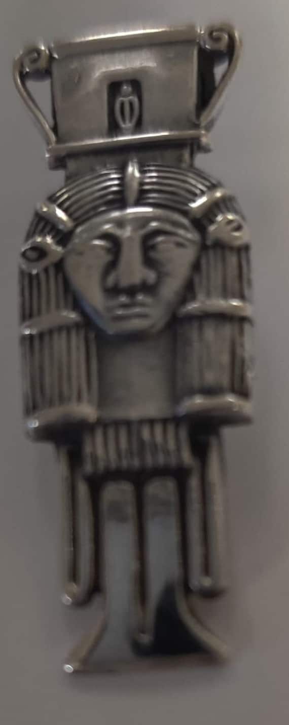 Unique Sterling Silver Egyptian Goddess Hathor Cha