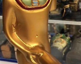 Grande statue unique de dieu égyptien d'une taille minimale de 23 cm (9 po.) fabriquée en Égypte