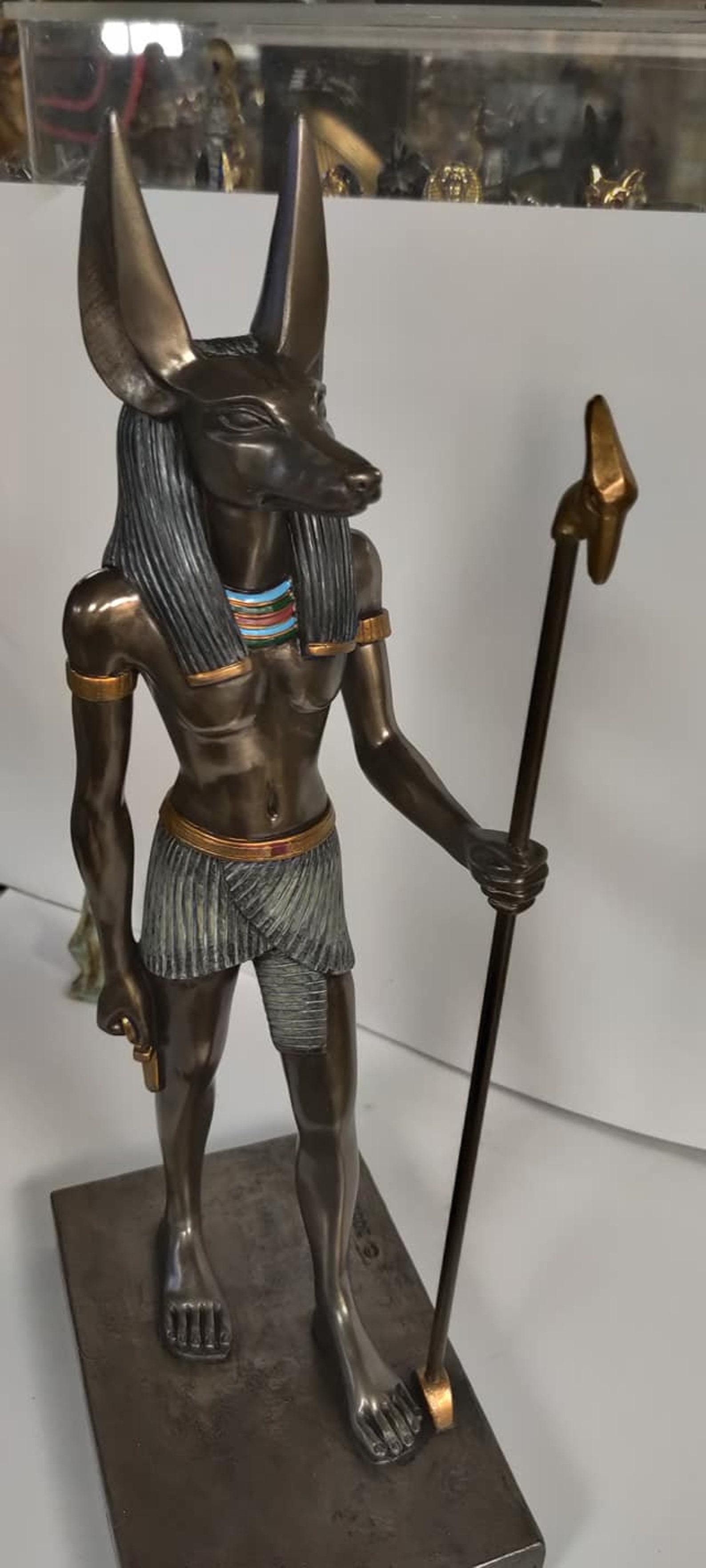 Unique Large Heavy God Anubis Statue Egyptian 16'' H Etsy