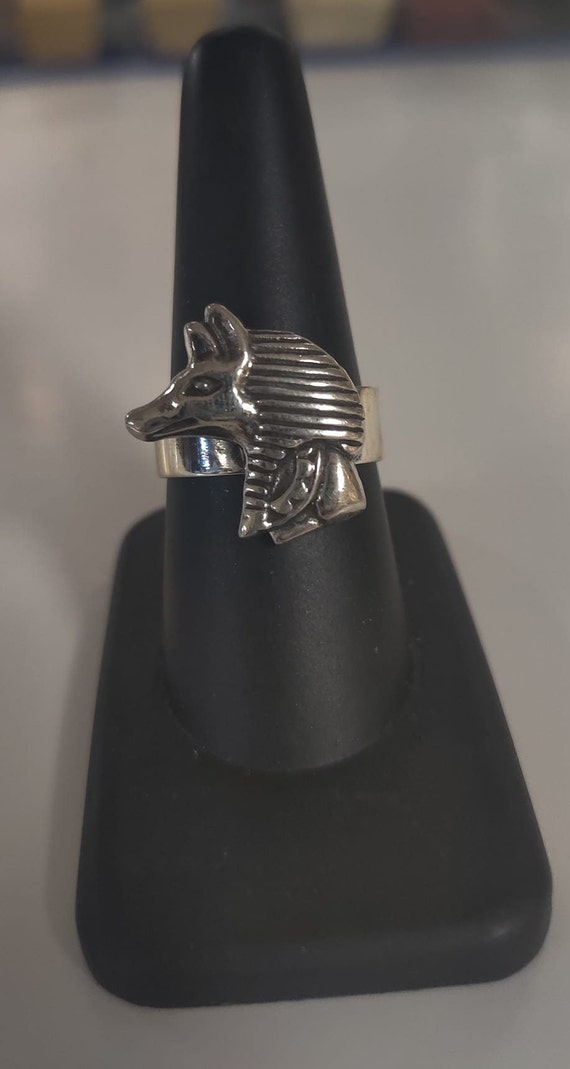 Unique Egyptian Sterling  Silver God Anubis 9  in 
