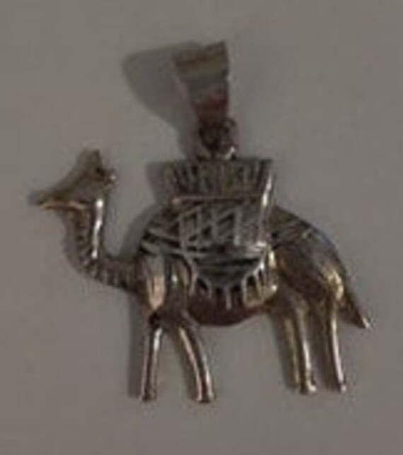 Unique Solid Silver Egyptian  Camel  1 1/2'' L X … - image 2