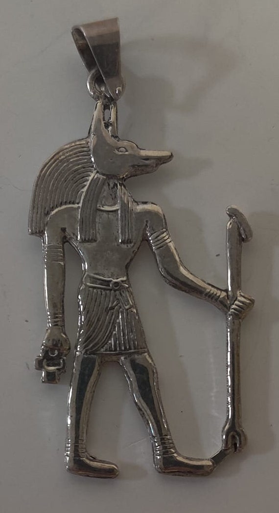 Unique Sterling  Silver Egyptian God Seth  Made In