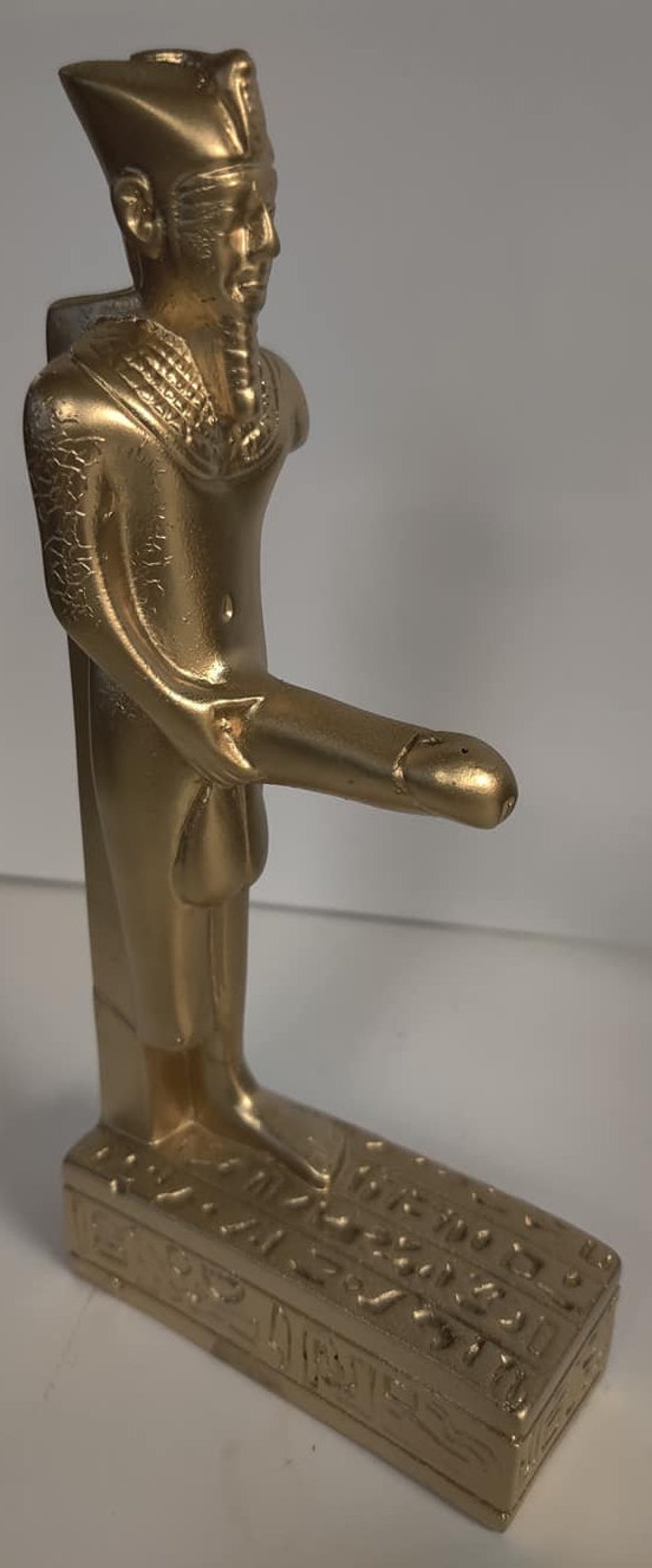 Unique Egyptian God Min Statue 8'' H Made in Egypt Etsy