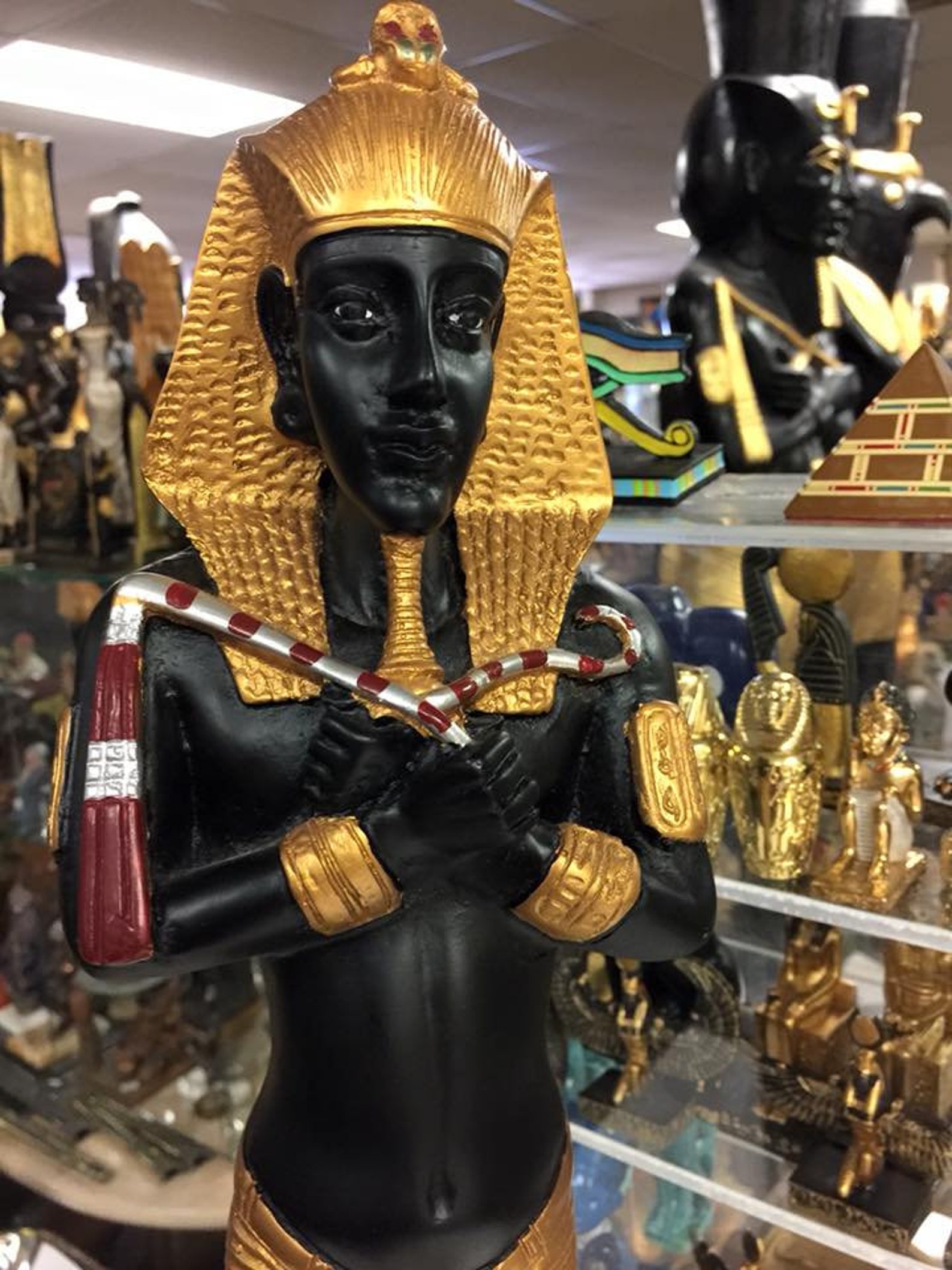 Unique Large Egyptian Statue God Akhenaten Made in Egypt - Etsy Sweden