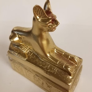 Unique Hand Carved Egyptian Cat Made in Egypt - Etsy