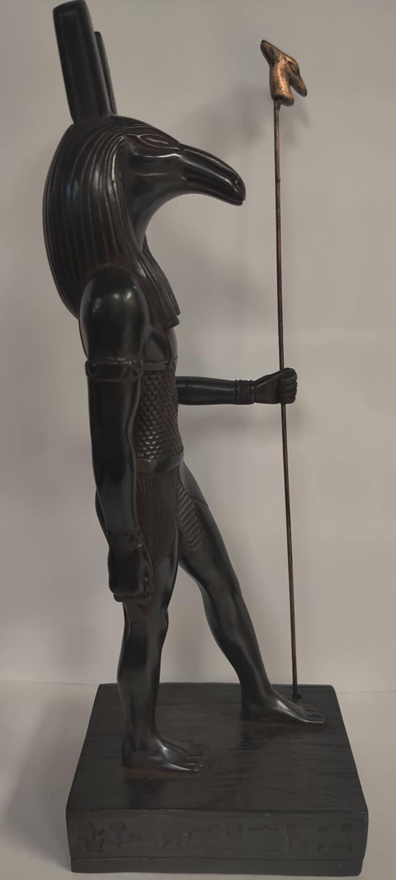 Unique Large Heavy Natural Stone Egyptian God Seth Statue Made in Egypt ...