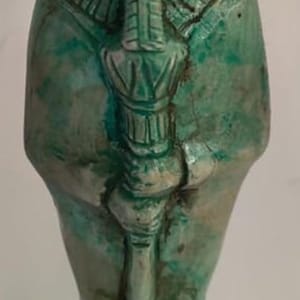 Vintage Unique Ptah Egyptian God of Cratsmanship Made of  Natural Stone  7&#39;&#39; H Made in Egypt
