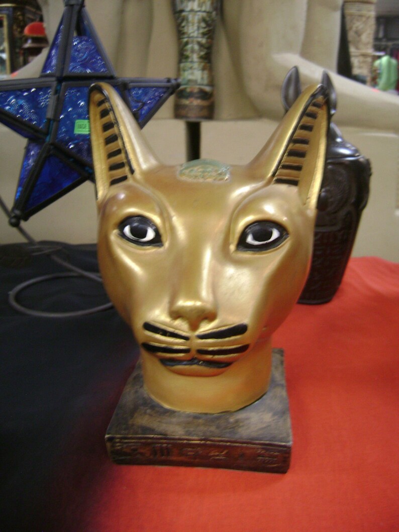 large bastet statue