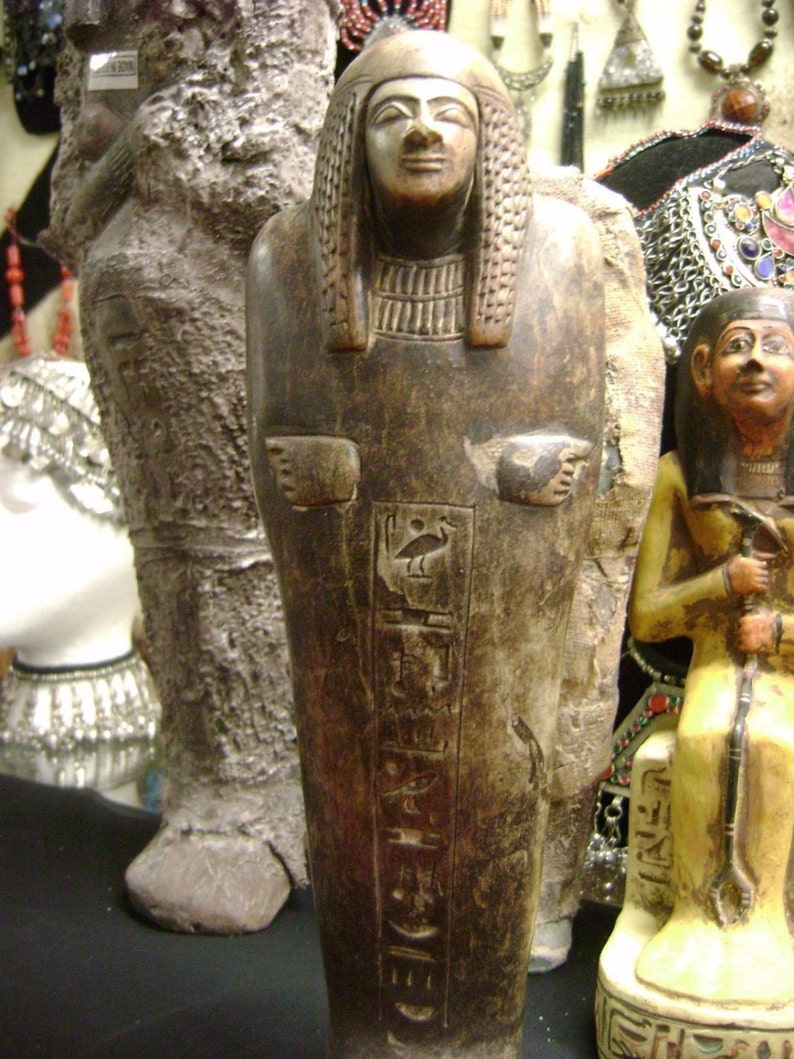 Antique Unique Egyptian God Amun Statue Made in Egypt | Etsy