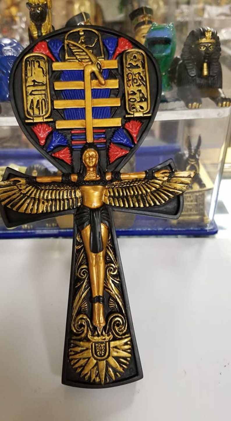Diosa egipcia única Isis Ankh Etsy