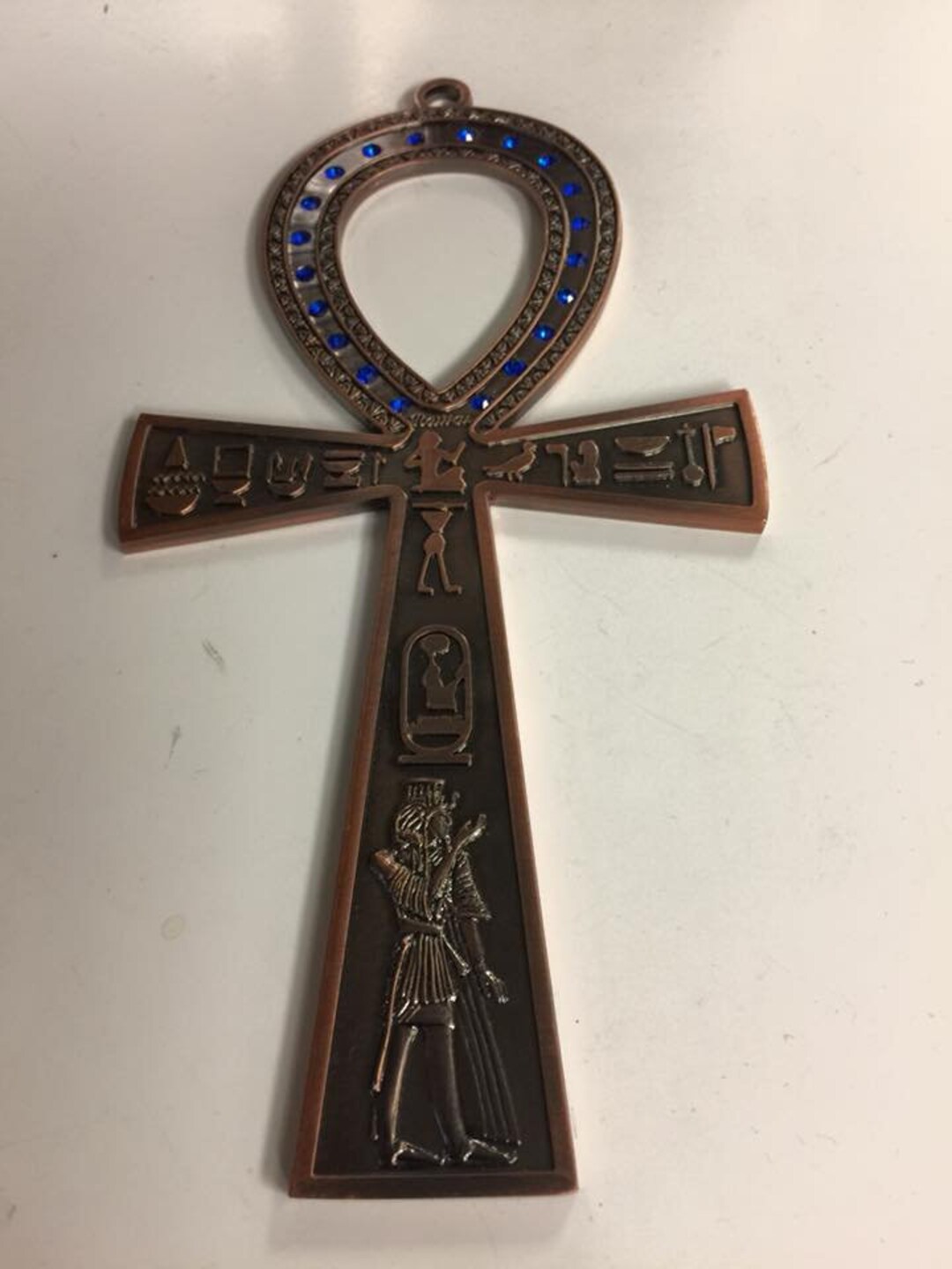 Unique Pewter Copper Color Egyptian Ankh Made in Egypt Etsy UK