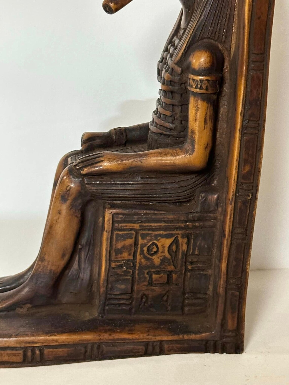 Vintage Egyptian Statue God Seth Collections Heavy Stone 8''H Made in ...