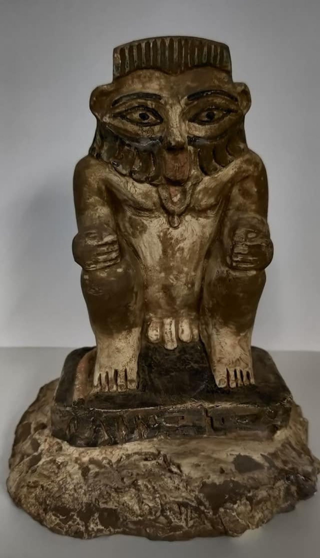 砂漠の砂-M　バステト神　レプリカ石像　エジプト　砂漠の砂　彫刻　象形文字 砂漠の砂-A バステト神 レプリカ石像 エジプト 砂漠の砂 彫刻