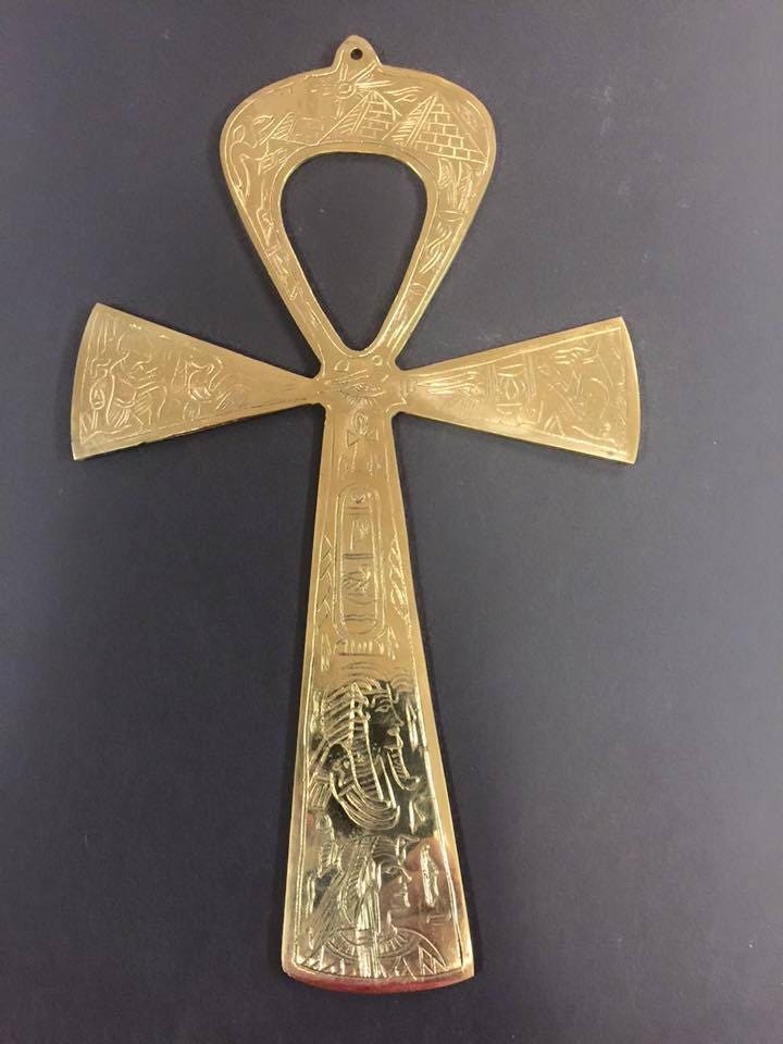 Heavy Large Brass Large Egyptian Ankh Made In Egypt | Etsy