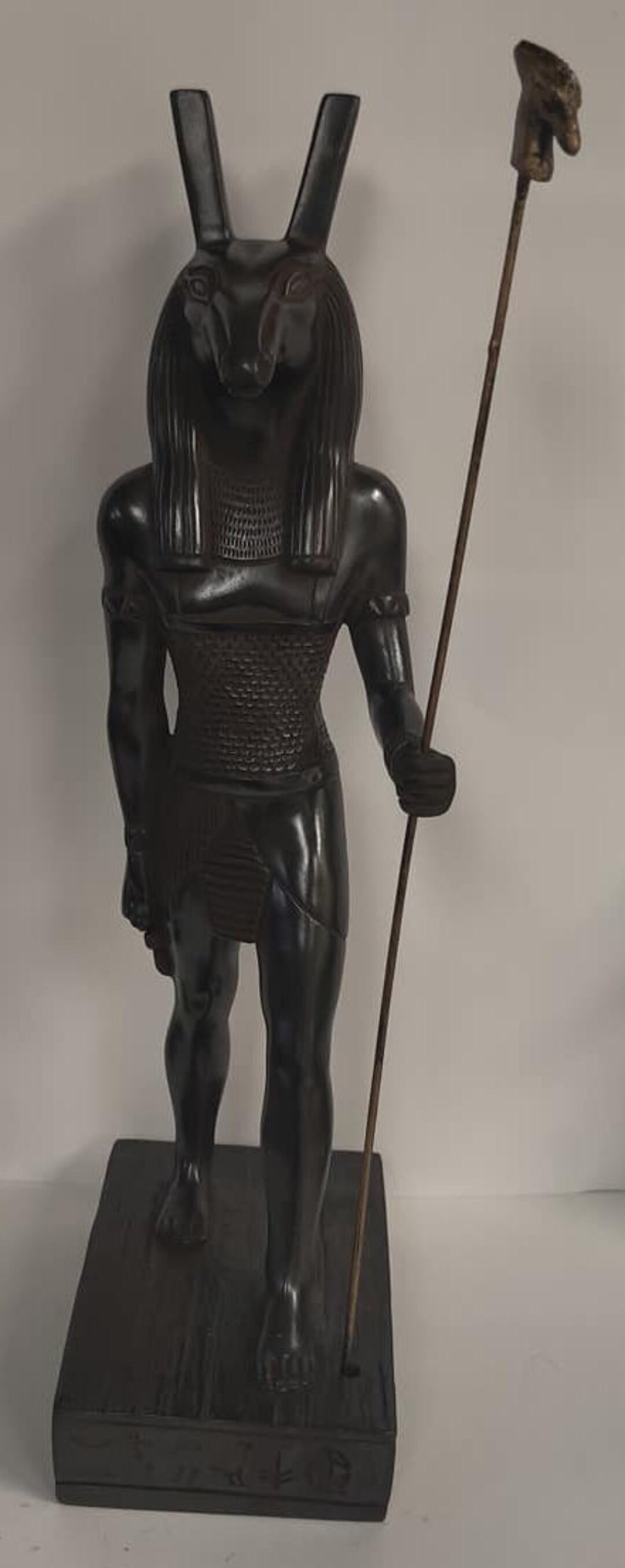 Unique Large Heavy Natural Stone Egyptian God Seth Statue Made in Egypt ...