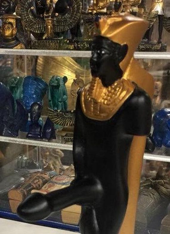 Aramox Ägypten-Statuen Set – 12-teilig, Miniatur-Figuren ägyptischer Götter & Göttinnen Aus PVC