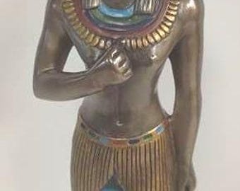 Unique Art Hand Carved Egyptian God Horus  statue  9'' H Home Decoration