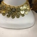 Egyptian Gold Plated Brass Coin Necklace 16'' L Made - Etsy