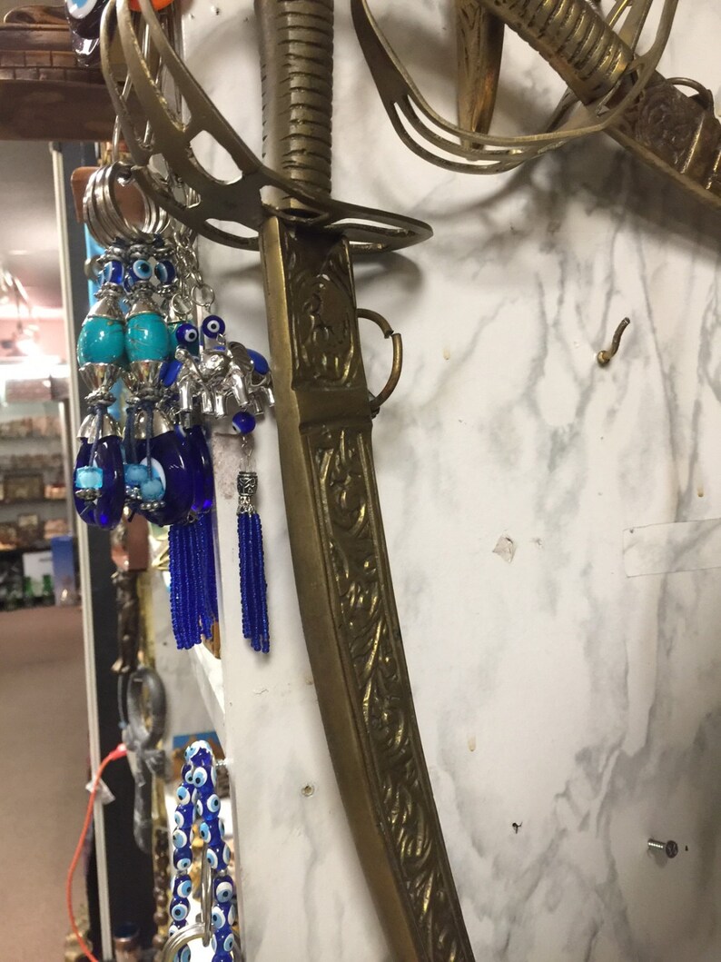 Vintage Large Egyptian Heavy Brass Dagger /knife Made in Egypt Etsy